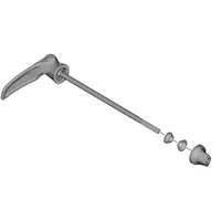 Shimano Wh-R9200-C50-TU-R Nabenachse Schnellspanner schwarz 168 mm