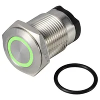 TRU Components TC-13224168 ONPOW6316F-10ZE/Q/G/12V/S Drucktaster 36 V DC/AC 2