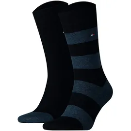Tommy Hilfiger Rugby Sock 2er Pack Dunkelblau 39-42
