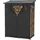 casa.pro Kaminholzregal Yakutat Metall 185 x 130 x 70 cm Schwarz