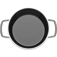 WMF Fusiontec Mineral Fleischtopf mit Deckel, 16cm, Platinum
