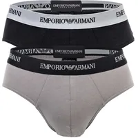 Emporio Armani Slip mit Stretch-Anteil im 2er-Pack, Black, M