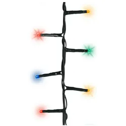 Lumineo MEHRFARBIGE BLINKENDE KOMPAKTE LED-GIRLANDE - WARMWEISS 14M 500 LEDS