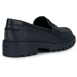 GEOX J Casey Girl C Moccasin, Black, 30 EU