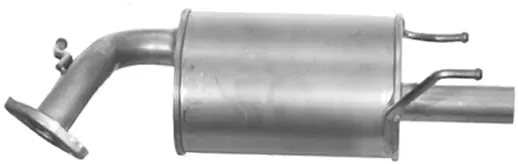 IMASAF Endschalldämpfer 686047 hinten für Suzuki