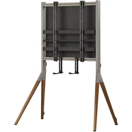 One for All Max TV-Ständer 49,5 cm x 121,1 cm Walnuss Holz/Metall