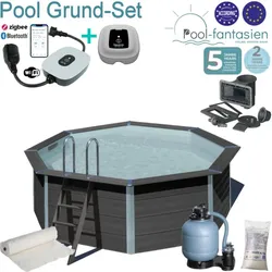 Gre Composite Rundpool- Set Ø 410