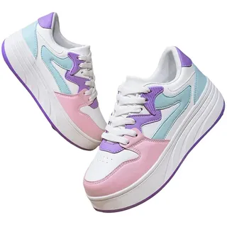 Hiseng Schuhe mit Rollen für Mädchen, Schuhe mit Rollen für Jungen Rollschuhe Schuhe 2-in-1 Roller Schuhe Kinder Outdoor Turnschuhe Turnschuhe mit Versenkbarer Rollen, 31-40EU Für 6-16-jährige Kinder - 32 EU