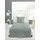 BIERBAUM Chic Uni Unifarben Grün 240 x 220 cm + 2 x 80 x 80 cm