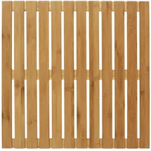 Wenko Baderost Indoor & Outdoor Bambus Braun 50 x 50 cm