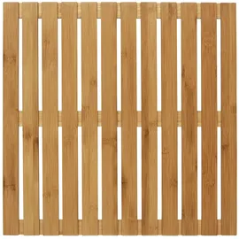 Wenko Baderost Indoor & Outdoor Bambus Braun 50 x 50 cm