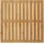 Wenko Baderost Indoor & Outdoor Bambus Braun 50 x 50 cm