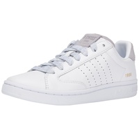 K-Swiss Damen Lozan Klub LTH Sneaker, White/White/RaindropsSde, 41 EU