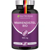 DETOX Mariendistel BIO | Natürlich Leber & Körper entgiften | Reines Mariendistel-Extrakt OHNE Zusätze |Antioxidantien, Verdauung, 120 Kapseln Hochdosiert - 900 mg TAGESDOSIS Silymarin - 100% Vegan