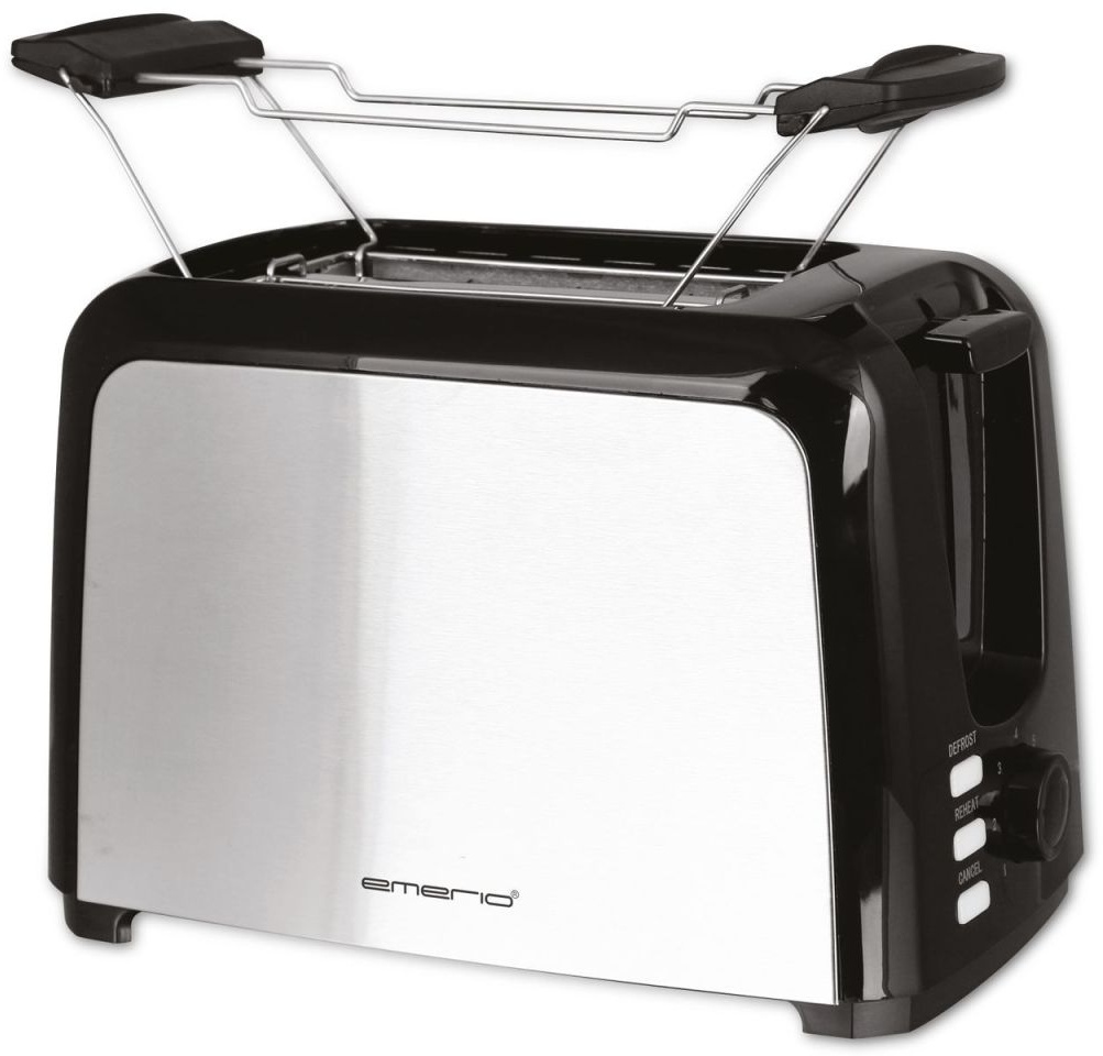 Emerio Toaster TO-123924, 750 Watt, 2 Scheiben, edelstahl