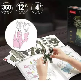 Cubic Fun Cubicfun CUBIC FUN 3D Puzzle mit LED "Fliegender Holländer" (360 Teile)