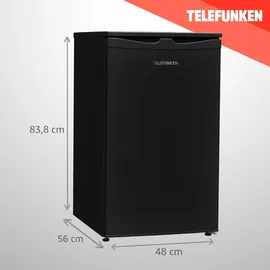 Telefunken CF-32-152-B Kühlschrank (82 l, 838 mm hoch, Schwarz)