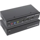 InLine DVI USB KVM Extender, Verlängerung über UTP, mit Audio, bis 50m