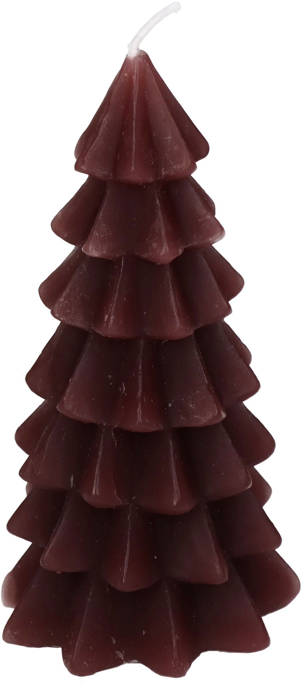 Kerze CHRISTMAS TREE burgund