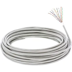 INLINE Telefon-Kabel 16-adrig, 8x2x0,6mm, zum Verlegen, 25m Ring