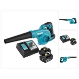 Makita DUB 185 RG Akku Laubbläser Gebläse 18 V + 2x Akku 6,0 Ah + Ladegerät