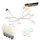 satisfire LED-Lichterkette spritzwassergeschützt 30 m Weiß