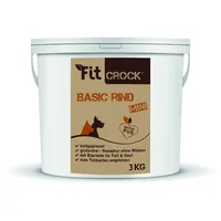 cdVet Fit-Crock Hundefutter trocken Basic Rind Mini 3 kg, getreidefrei