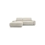 Selsey Ecksofa mit Schlaffunktion Alferia ¦ creme ¦ Maße (cm): B: 264 H: 82