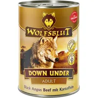Wolfsblut 395g Hundenassfutter 6 x 395 Gramm Down Under Black Angus Beef mit Kartoffeln