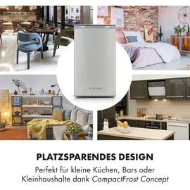 Klarstein Mini Gefrierschrank DSM2-Garfield Silber