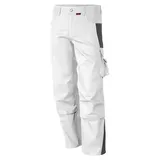 Qualitex HIGH QUALITY WORKWEAR Bundhose weiß/grau Herren 98