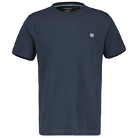 LERROS T-Shirt LERROS Unifarbenes Herren T-Shirt in Cool & Dry Qualität blau XL