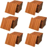CASARIA Holzfliese Akazie 66er-Set 30x30cm