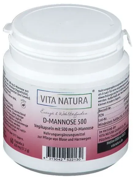 Vita Natura D-Mannose Blase Harnweg Plus Kapseln 37,2 g