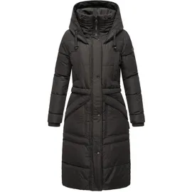 Marikoo Winterjacke "Ayumii", Damen, Gr. XL, schwarz, Obermaterial: 100% Polyester; Futter: 100% Polyester; Wattierung: 100% Polyester; Ärmelfutter: 100% Polyester, Jacken, mit hohem Stehkragen