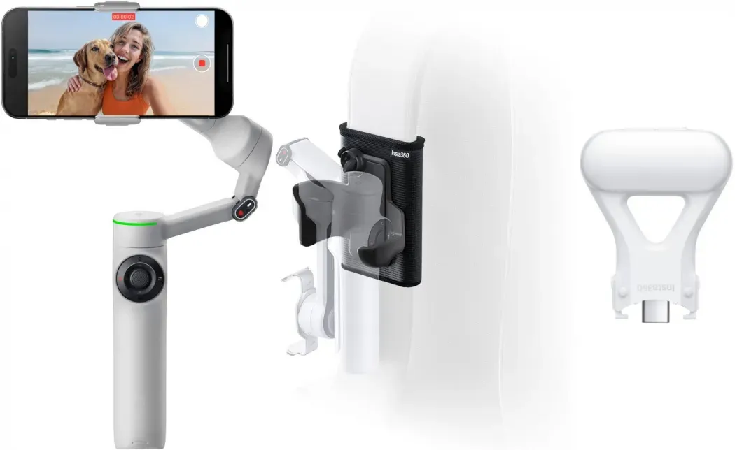 INSTA360 Flow 2 Pro Vlog-Bundle Stone Gray