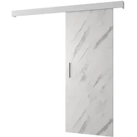 Schiebetür Komplettset - Schiebetürsystem Salwador 1 - Schiebetüren - Trennwände - Raumteiler - Innentüren, Tür 90 x 204 cm - Schiebetür Schiene - Zimmertür mit Schiebetür Griff - Saloontür