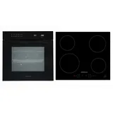 Respekta Backofen Herd Kochfeld Induktion Einbau Set Autark Pyrolyse