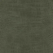 Rasch Textil African Queen III Vliestapete Krokodilleder 10,05 m x 0,53 m 751352 Dunkelgrün