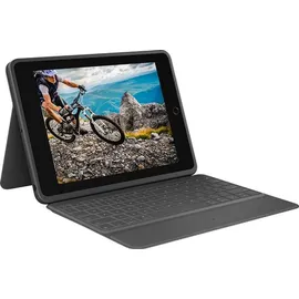 Logitech Rugged Folio Tastatur und Schutzhülle für Apple iPad 10.2" schwarz