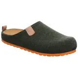 ROHDE Herren Pantoffeln Hausschuhe Softfilz Napoli-H 6900, Größe:45 EU, Farbe:Grün - 45