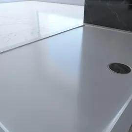 Aurlane Duschwanne Pure Weiß, 80 cm