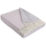 STTS International FARO Plaid 140 x 200 cm Grau/Rosa