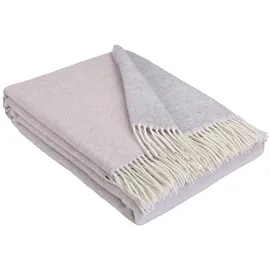 STTS International FARO Plaid 140 x 200 cm Grau/Rosa