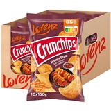 Lorenz Snack-World Lorenz Crunchips Western Style, 10er Pack (10 x 150 g)