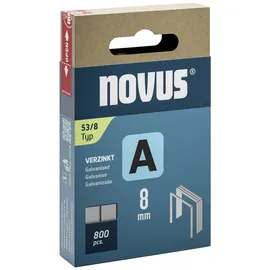 Novus Feindrahtklammern Typ 53 8 mm 800 Stück
