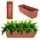 Kadax Blumenkasten 50 x 11,5 x 14,5 cm Ziegelrot