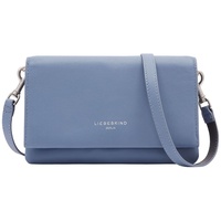 Liebeskind Berlin - Schmale Leder-Clutch - blau -