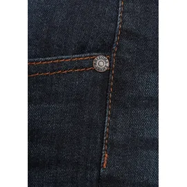 Arizona Stretch-Jeans gerade Beinform, niedrige Leibhöhe, mit Gürtelschlaufen Gr. 33 Länge 32, dark blue used, , 94615256-33 Länge 32