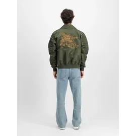 Alpha Industries Flying Tigers Cwu Bomberjacke Dark Olive M